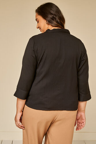 Solid Straight Top, Black, image 5